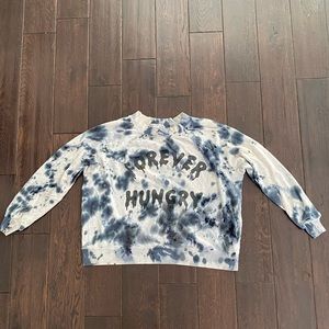 Wildfox tie dye splatter sweatshirt
